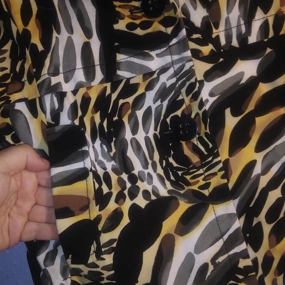 Tiger Print Blazer Rafaella Size Small Tiger Moms Ultimate Blazer! - Picture 6 of 12